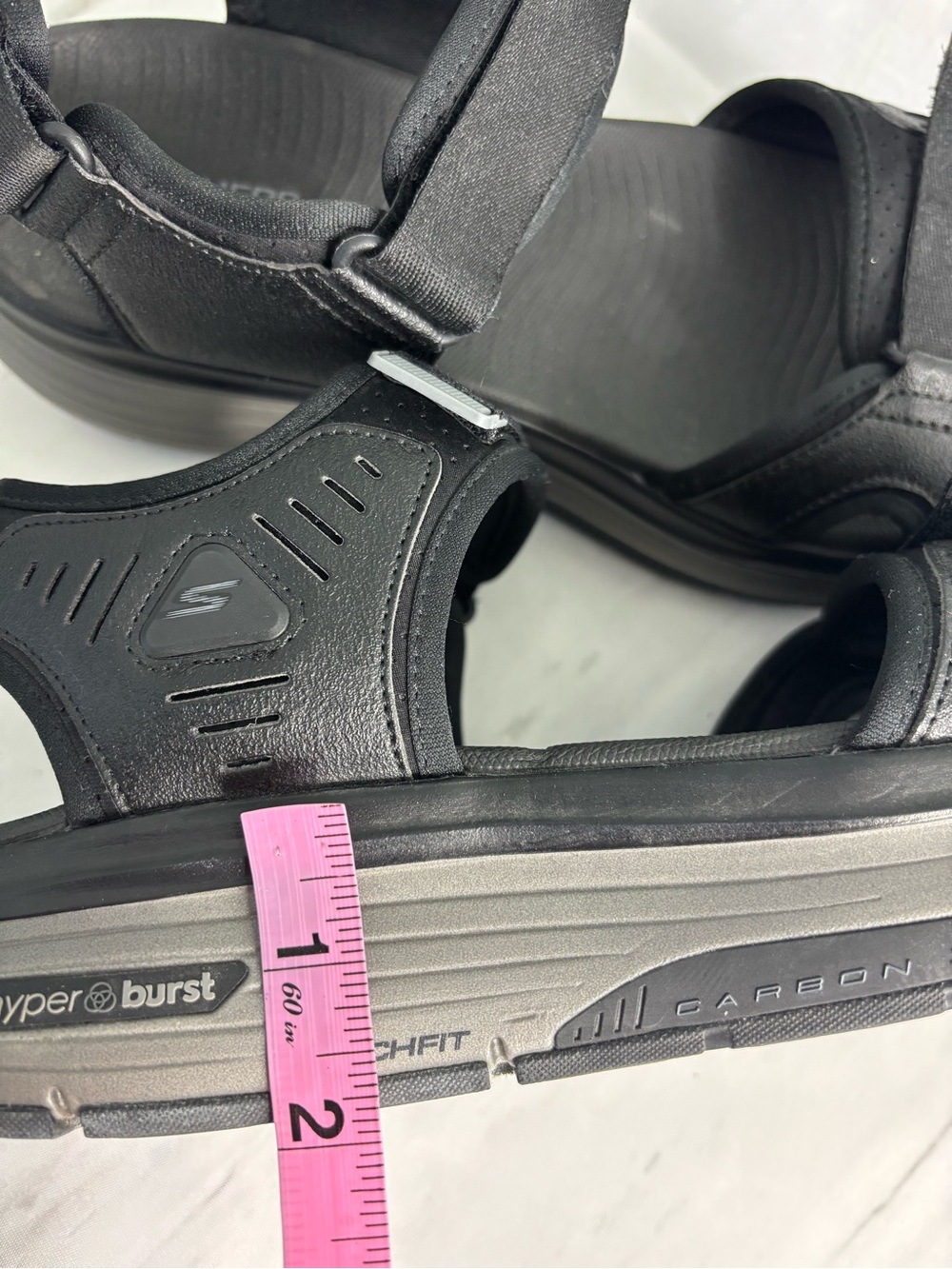 Skechers Men's Go Walk Workout Walker Hook & Loop Strap Sandals Sz 12 - Picture 11 of 11
